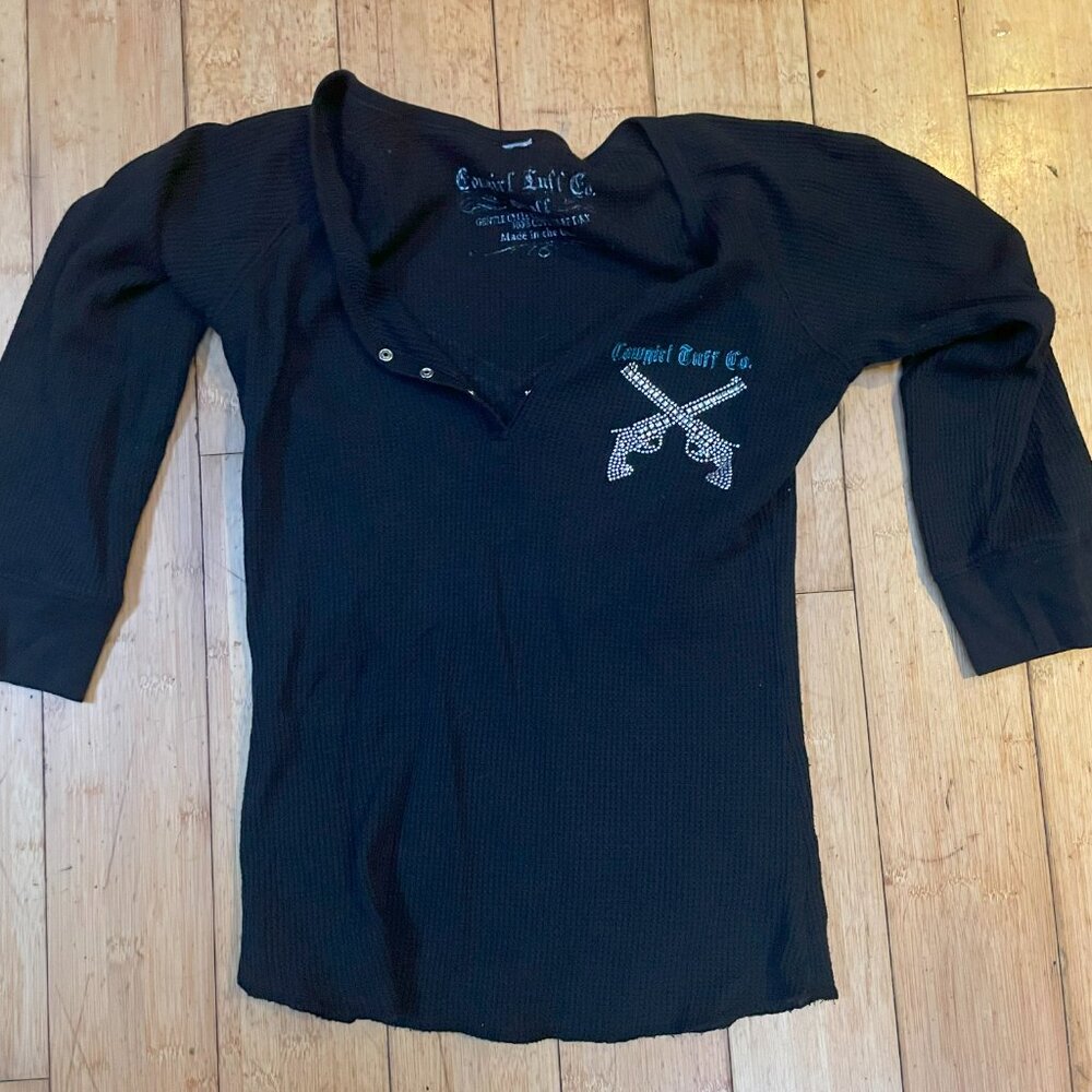 Cowgirl Tuff Co. henley - Picture 4 of 4
